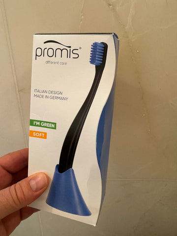 promis brush & holder combopack black ocean