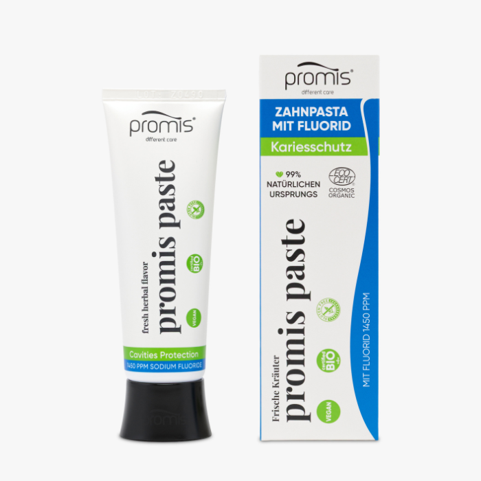 promis Organic Toothpaste - Natural and Vegan for Sensitive Gums ...