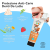 promis paste kids | protezione carie denti da latte senza fluoro | 0 - 6 anni
