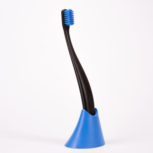 promis brush & holder combopack black/blue