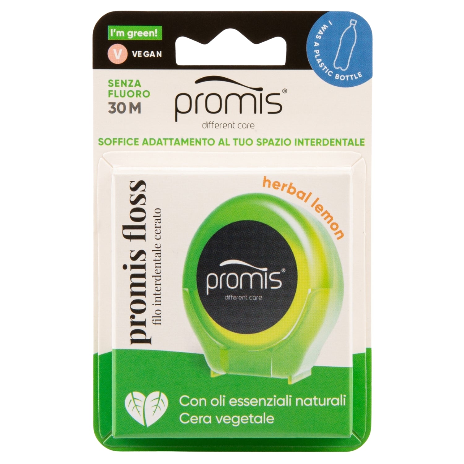 promis floss expandable superfloss green vegan