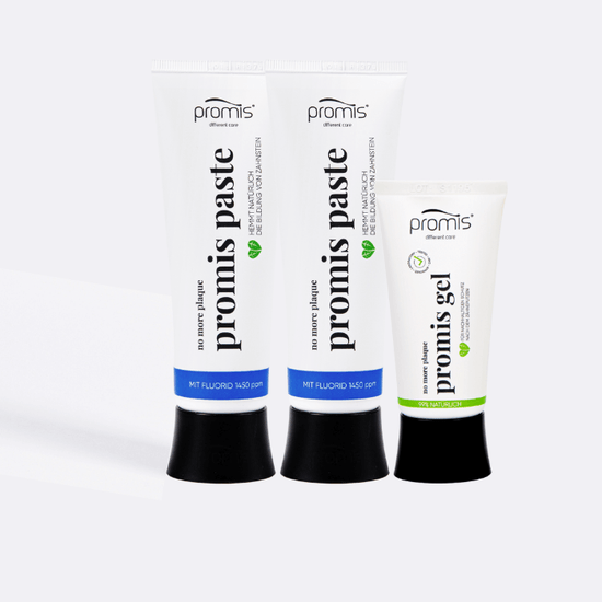 promis paste 2 pezzi con fluoro 1 promis gel